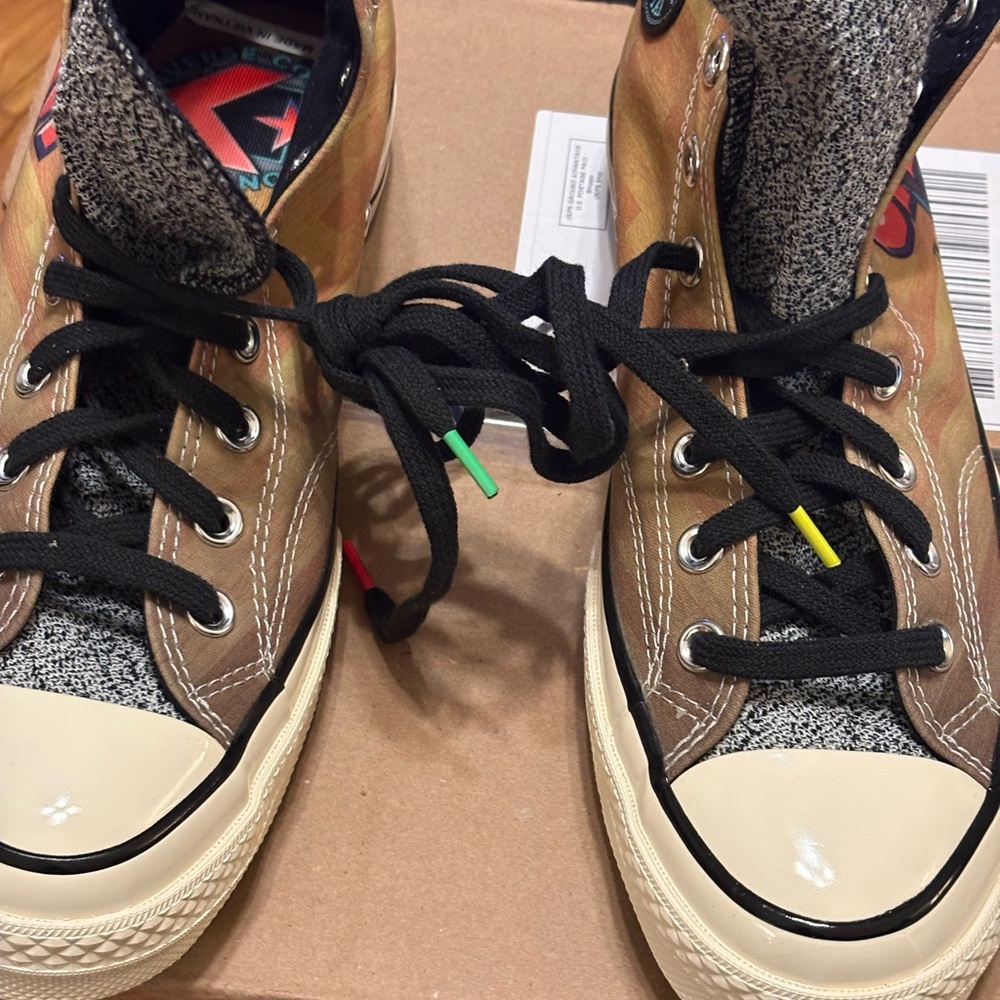 Converse Kids High-Top Sneakers - Brown and Black